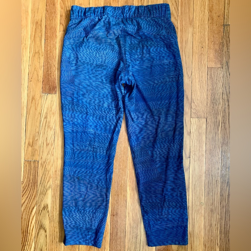 Lululemon On the Fly Pants Battleship Multi Size 8 - Picture 3 of 6